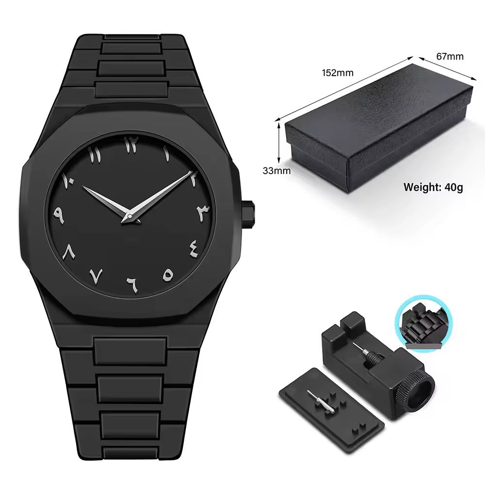 Montre Polycarbon Premium Unisexe – Style Moderne et Raffiné avec Regulateur offerte