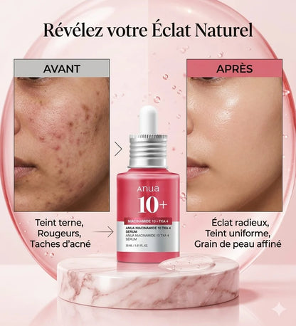 Adieu aux Taches et boutons! Découvrez le Sérum Anua 10% Niacinamide